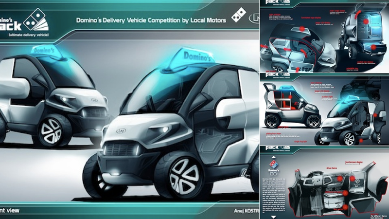 Illustration for article titled Domino’s Says This Is the Ultimate Pizza Delivery Vehicle